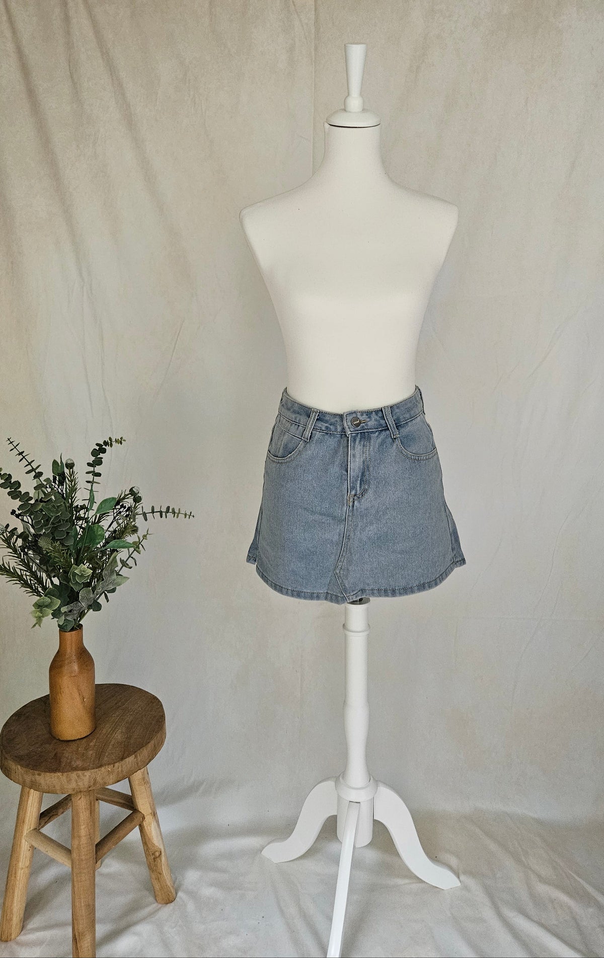 Classic Denim Skort